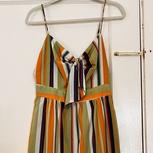 Striped sundress with pockets